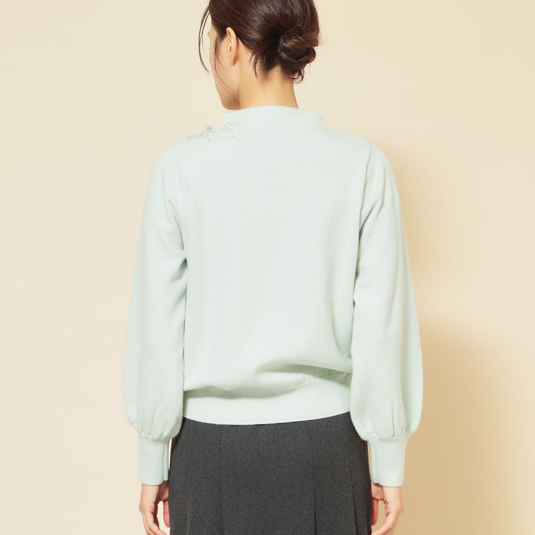 SunaUna「【洗える】ケミカルレースニット」|ニット・セーター|