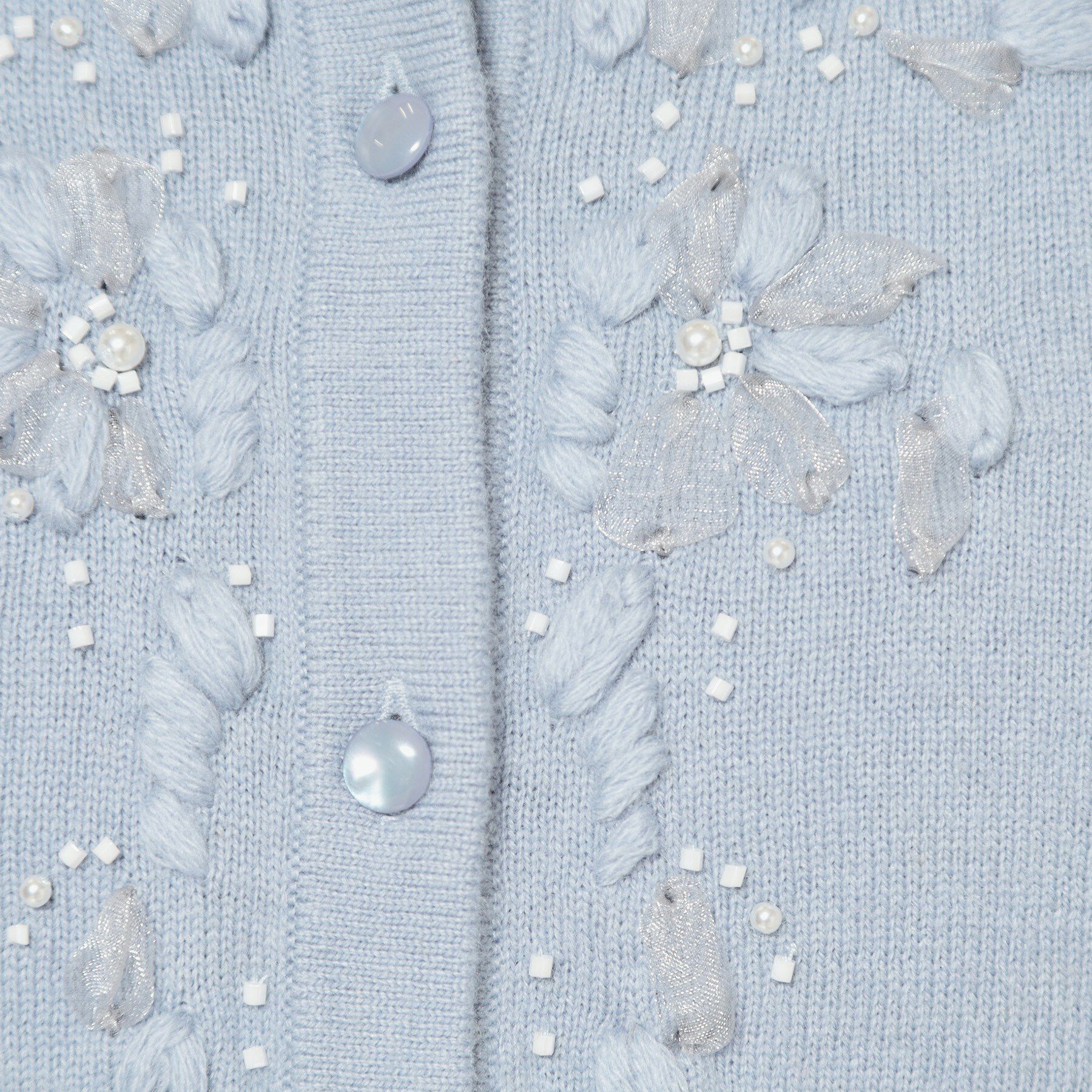 SunaUna「【刺繍】クラフトカーディガン」|カーディガン|