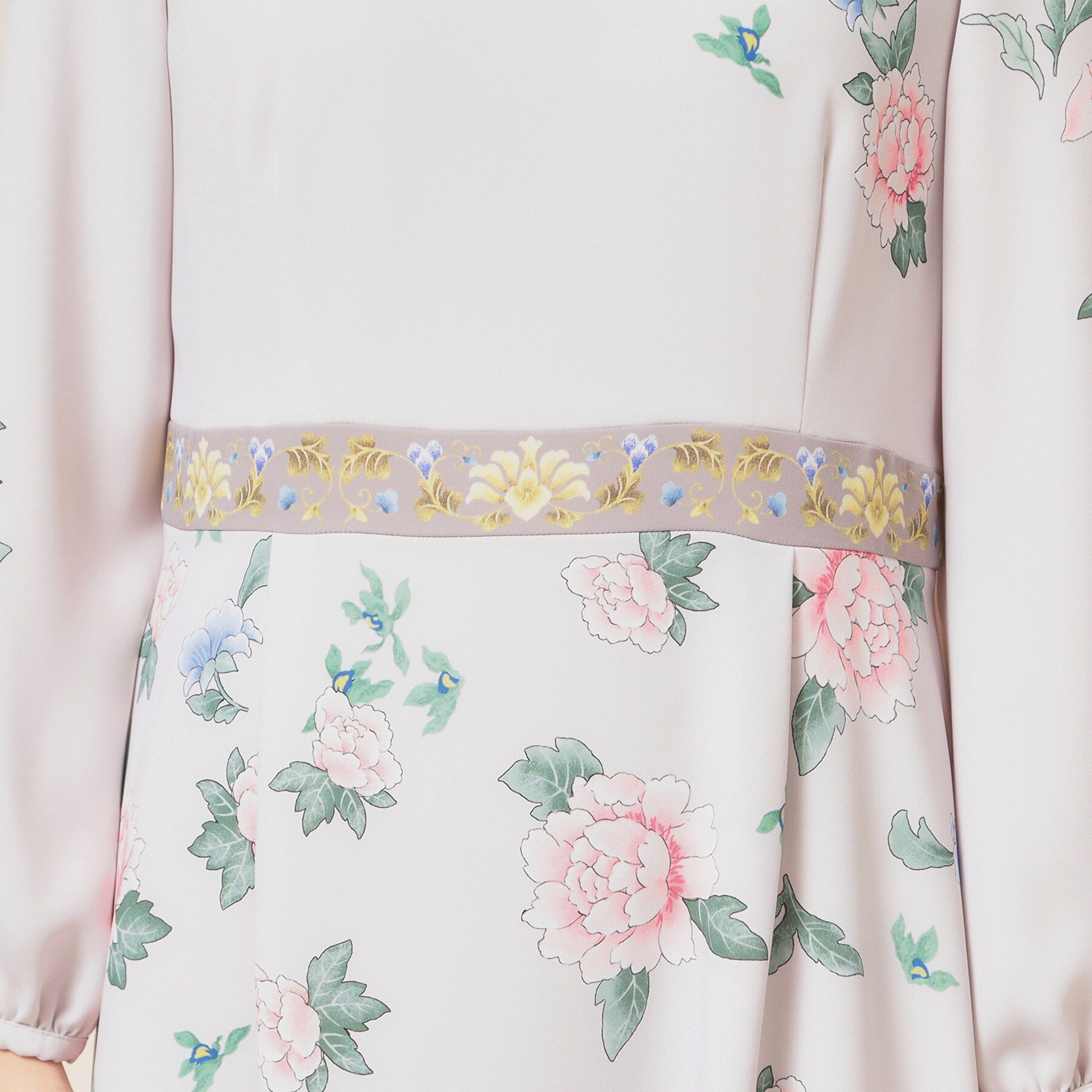 SunaUna「【co creation and yours／SS～L】オリエンタルプリントワンピース」|ワンピース|