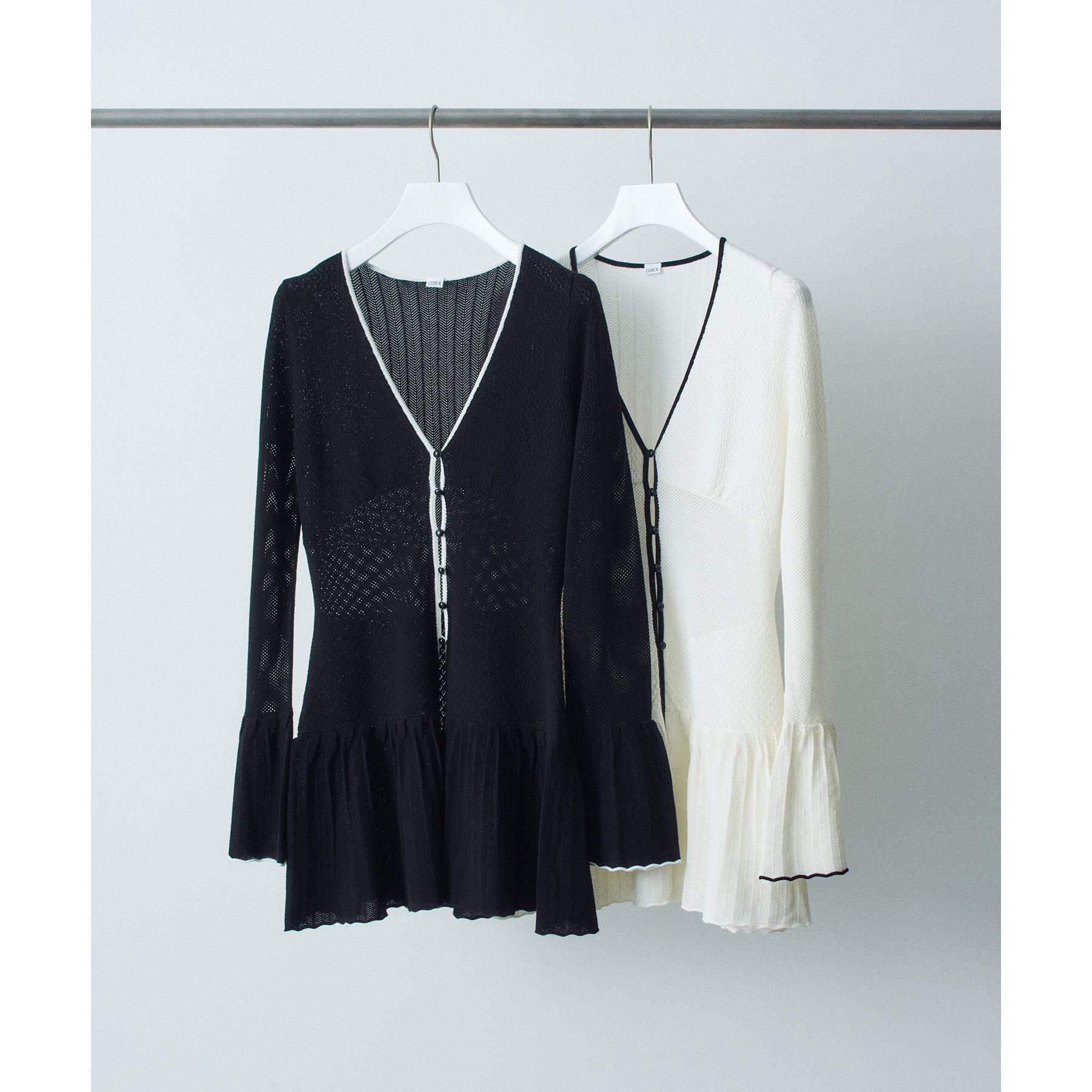 CODE A「lace tunic cardigan」|カーディガン|