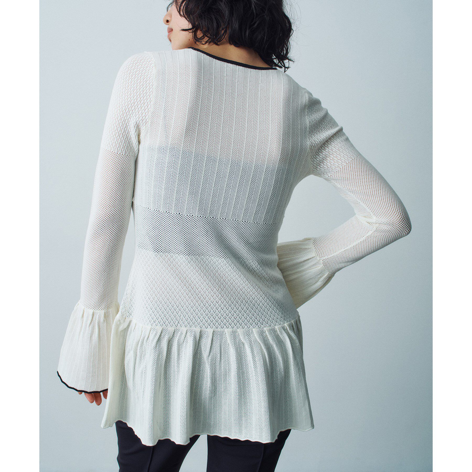 CODE A「lace tunic cardigan」|カーディガン|