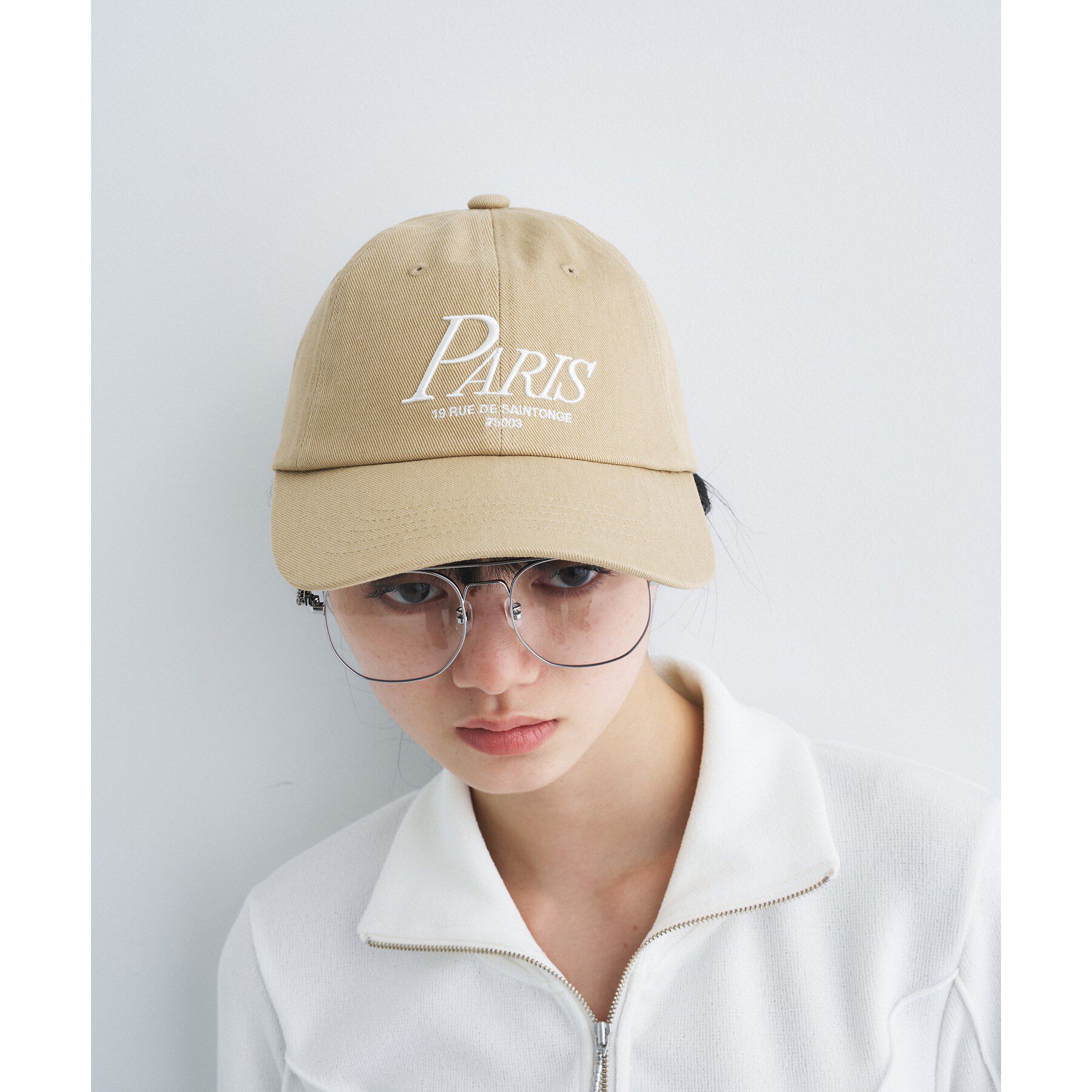 CODE A「SYSTEM｜PARIS cotton cap」|キャップ・キャスケット|ベージュ(052)