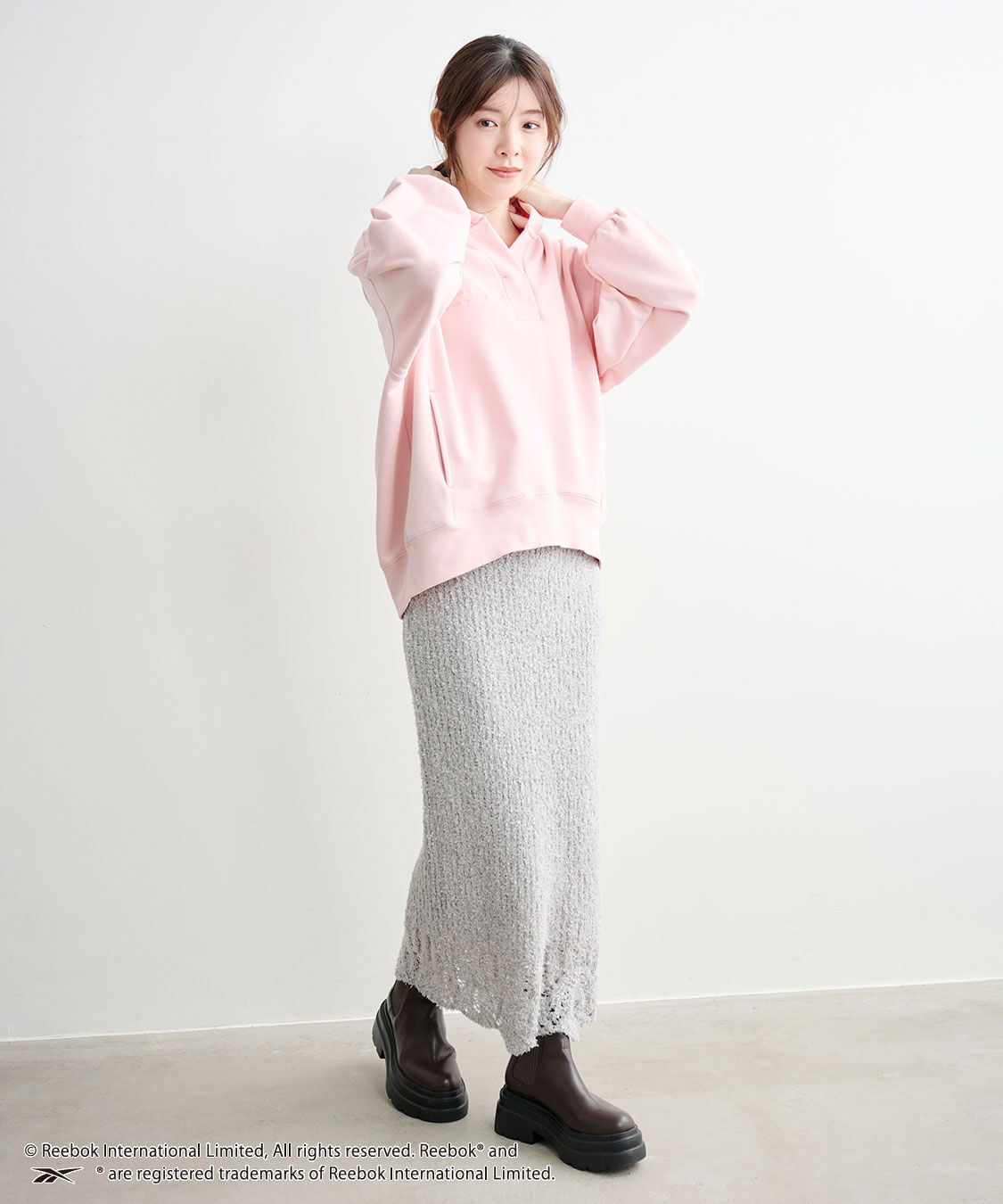 COCO DEAL「《COCO DEAL/Reebok》スキッパースウェットパーカー」|パーカー|