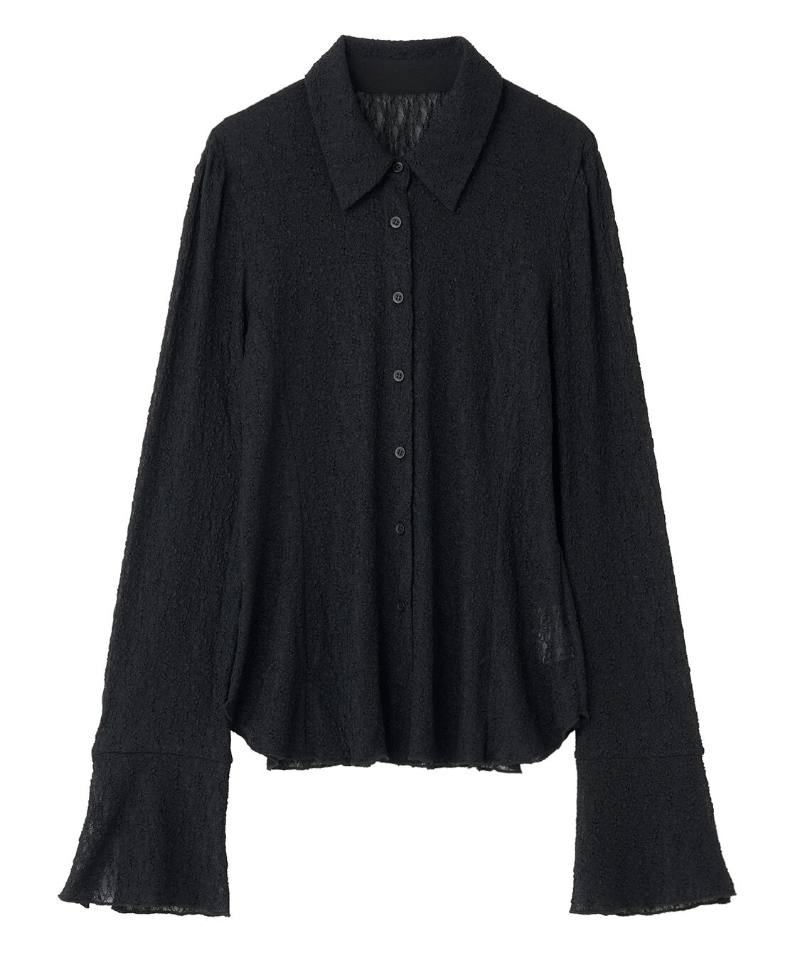 COCO DEAL「ストレッチレースシャツブラウス」|シャツ・ブラウス|