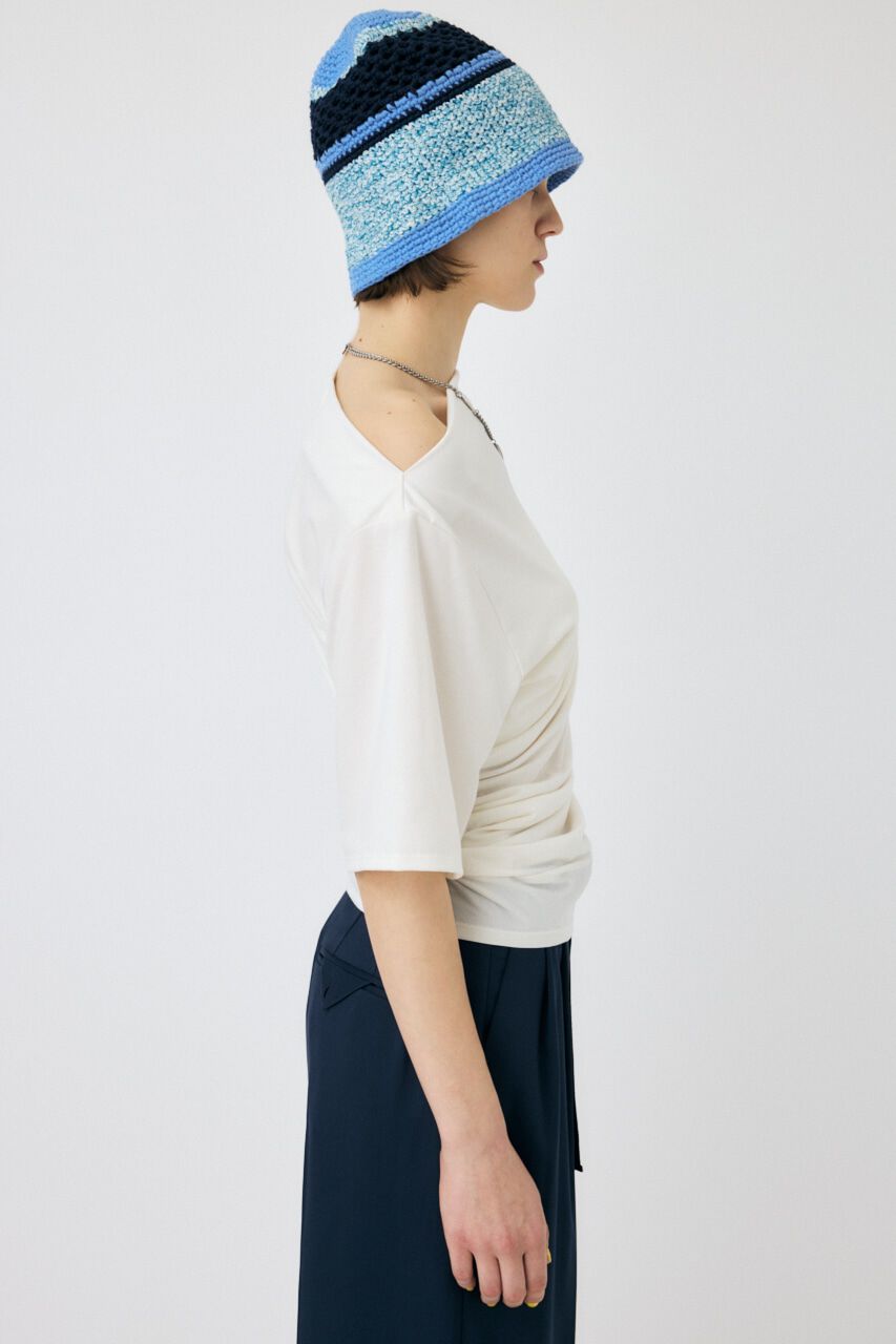 MOUSSY「ASYMMETRY ショルダーTEE」|Tシャツ・カットソー|