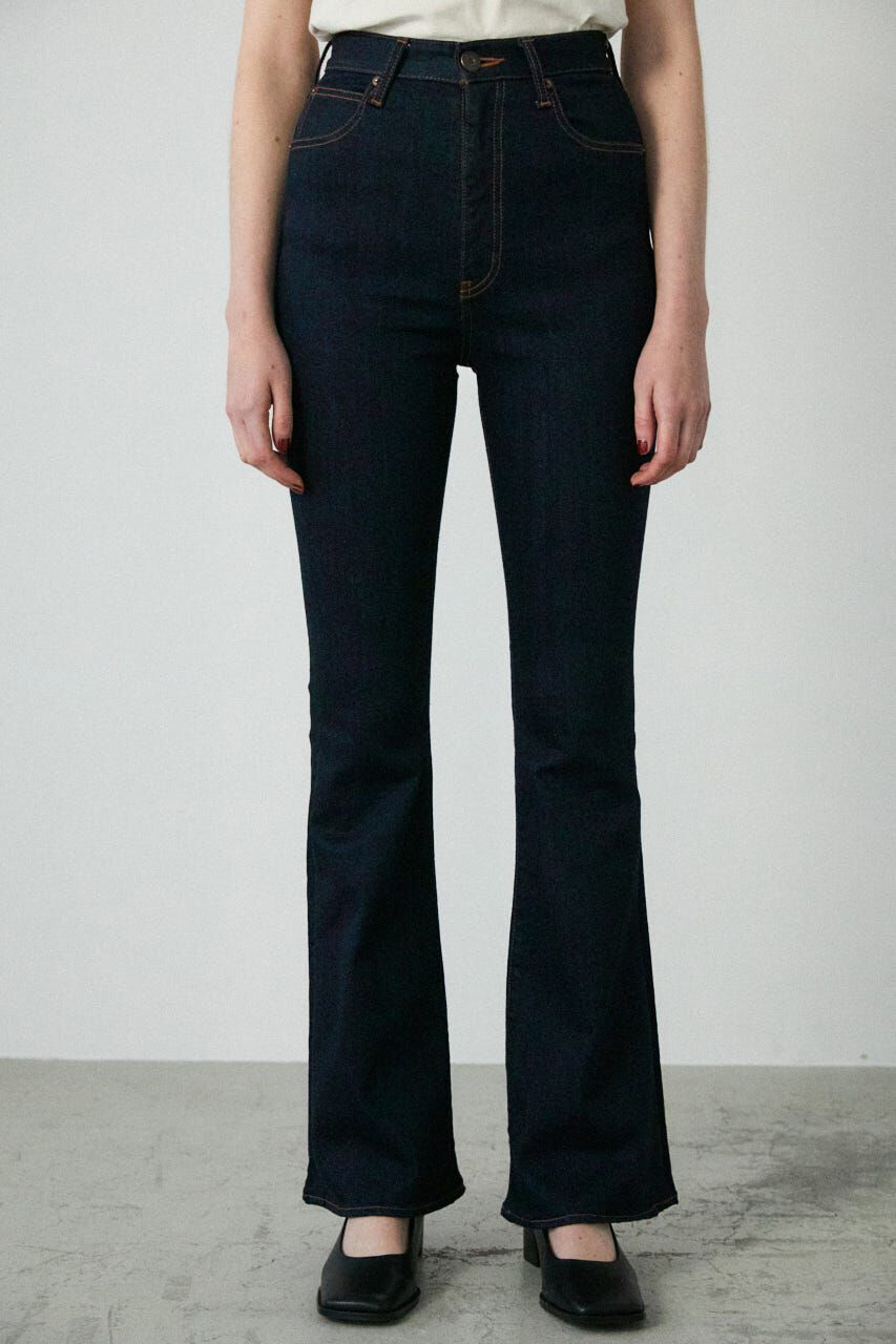 MOUSSY「HW Rebirth フレア」|デニム|BLU