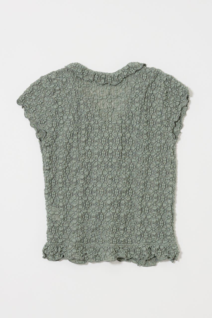 MOUSSY「RUFFLE LACE ノースリーブトップス」|Tシャツ・カットソー|