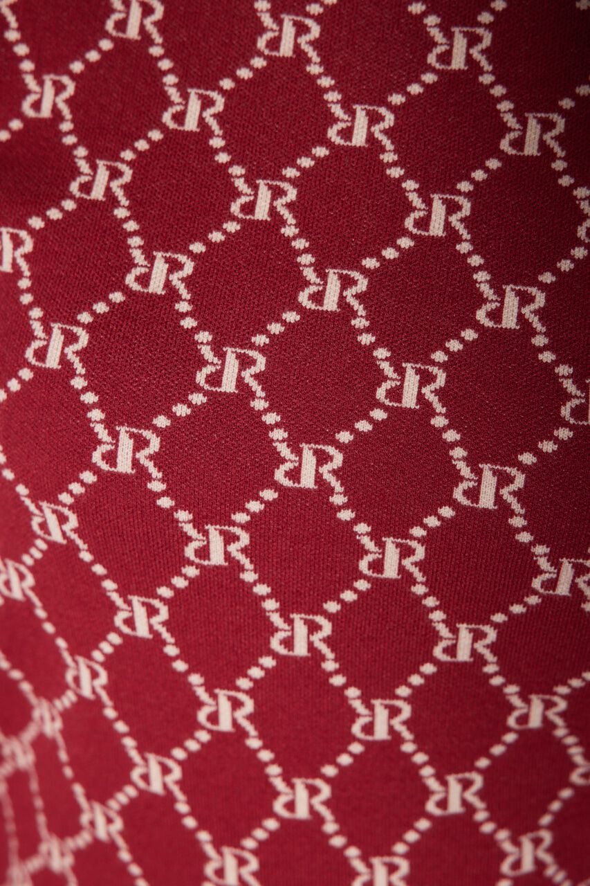 rienda「モノグラムロゴニットトップス」|ニット・セーター|