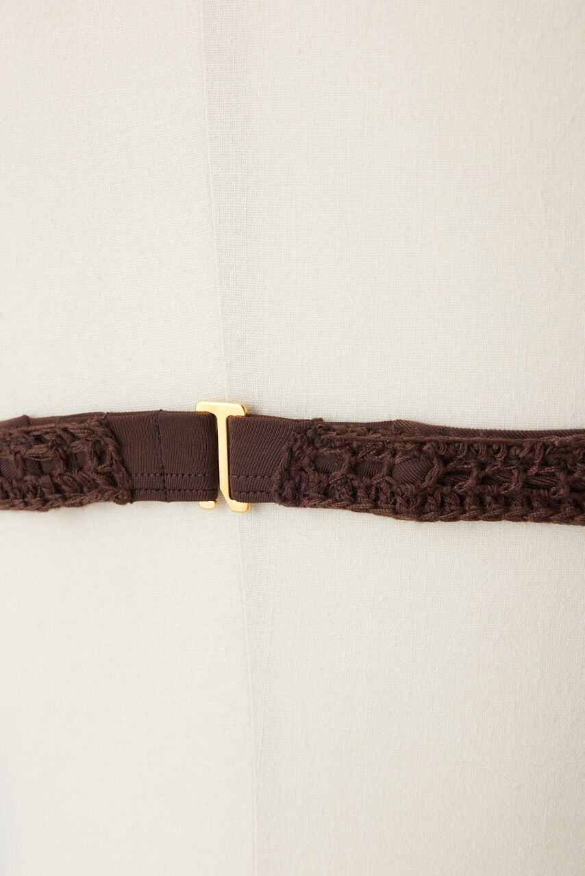 rienda「ショルダーフリルクロシェカップビキニ」|その他|