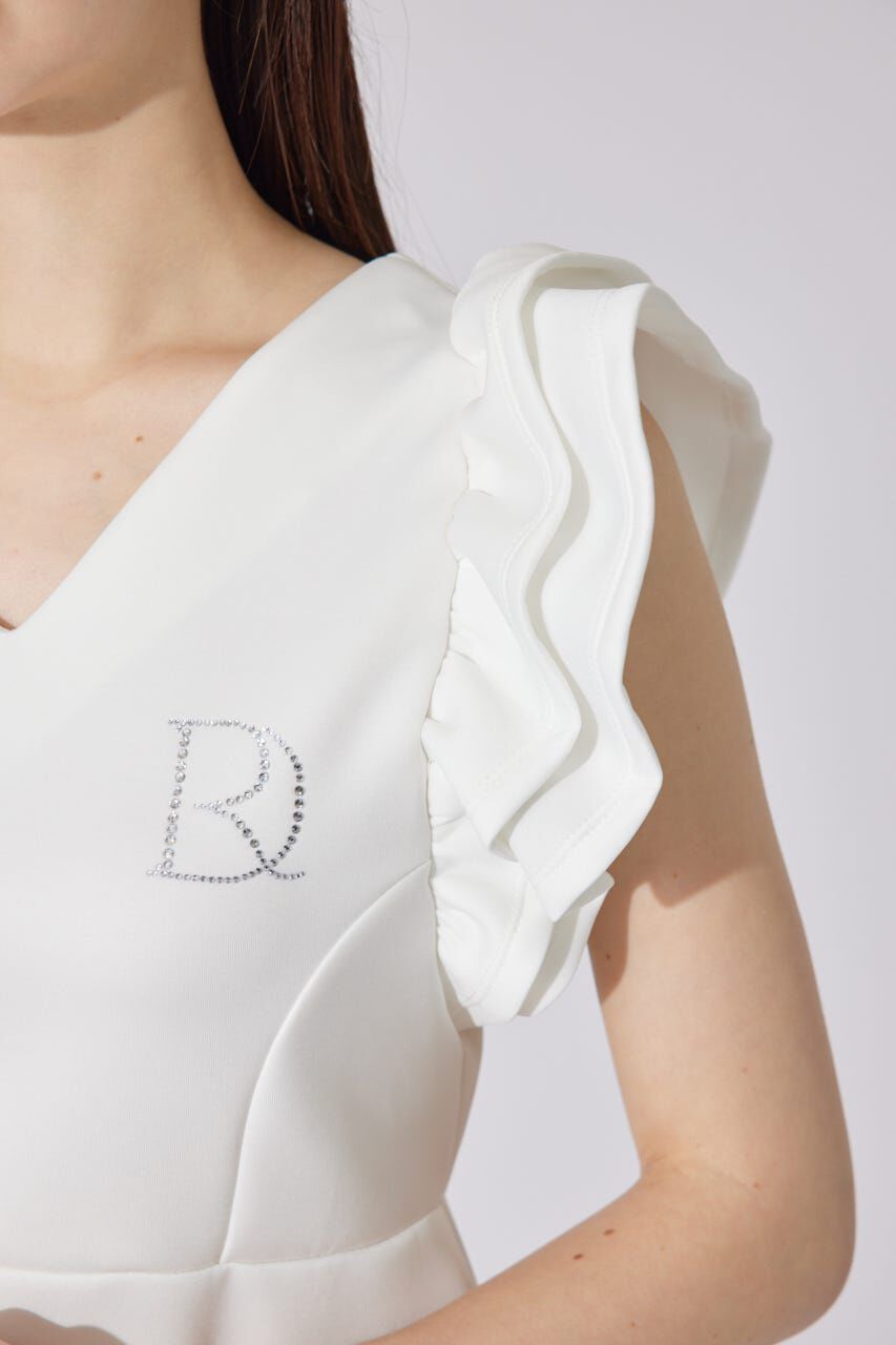 rienda「RDショルダーフリルカットミニワンピース」|ワンピース|