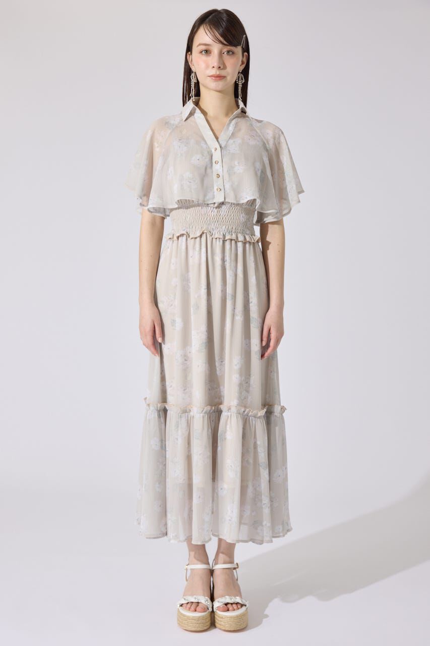 rienda「シャーリングワンピースセット」|ワンピース|