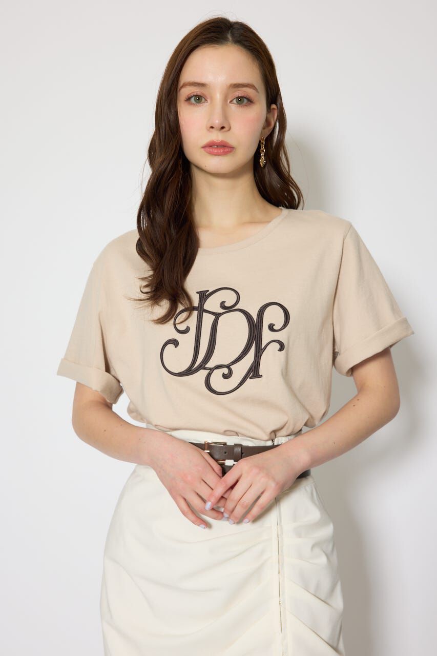 rienda「RDロゴTシャツ」|Tシャツ・カットソー|BEG