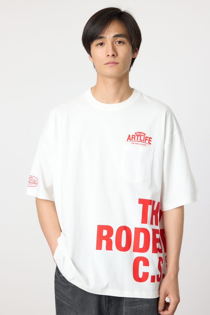 RODEO CROWNS「イレギュラーTシャツ」|Tシャツ・カットソー|O/WHT1