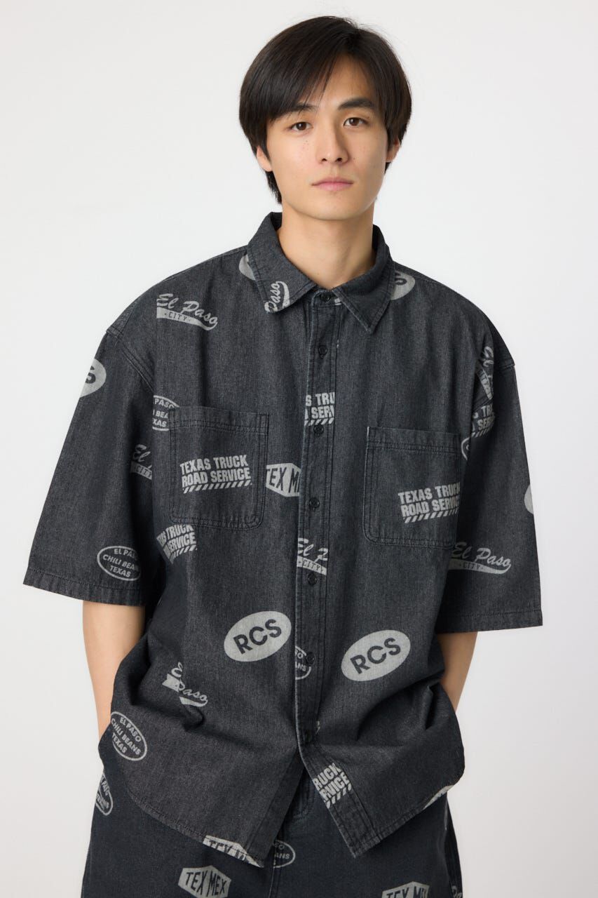 RODEO CROWNS「スタンプデニムシャツ」|シャツ・ブラウス|