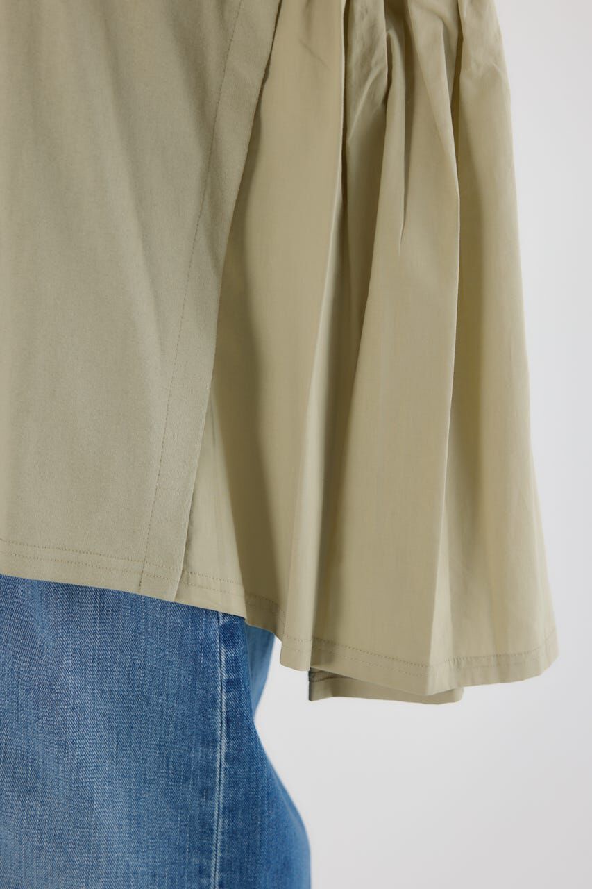 RODEO CROWNS「バックギャザードッキングTシャツ」|Tシャツ・カットソー|