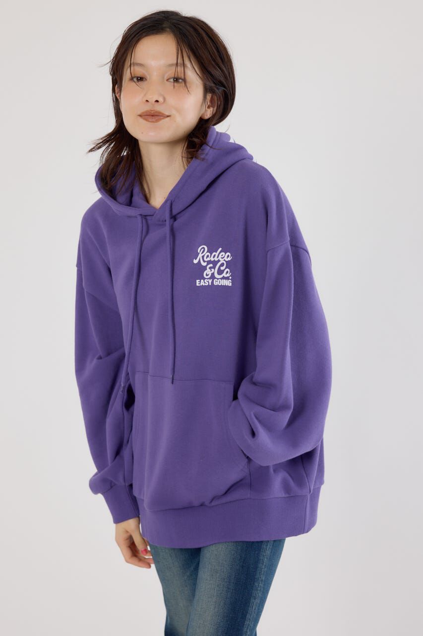 RODEO CROWNS「バックエンボススクリプトロゴパーカー」|パーカー|