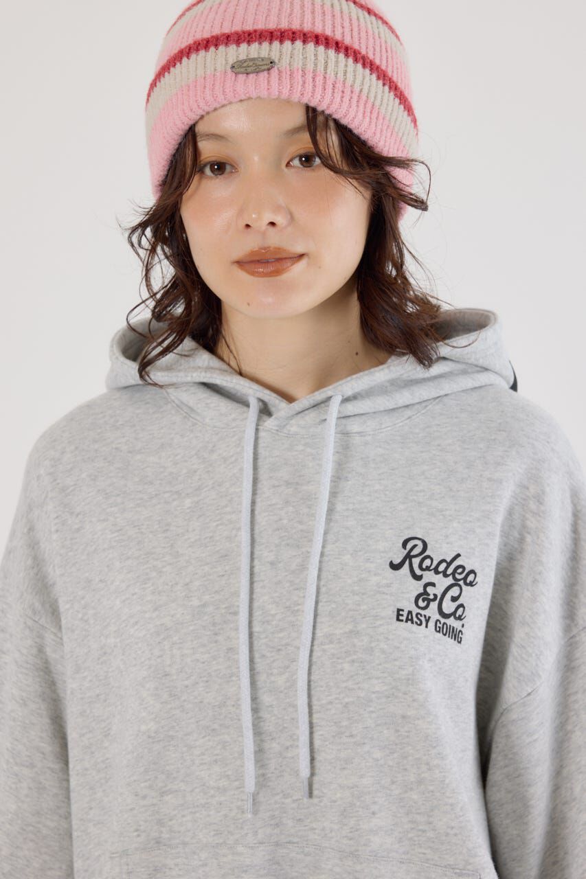 RODEO CROWNS「バックエンボススクリプトロゴパーカー」|パーカー|