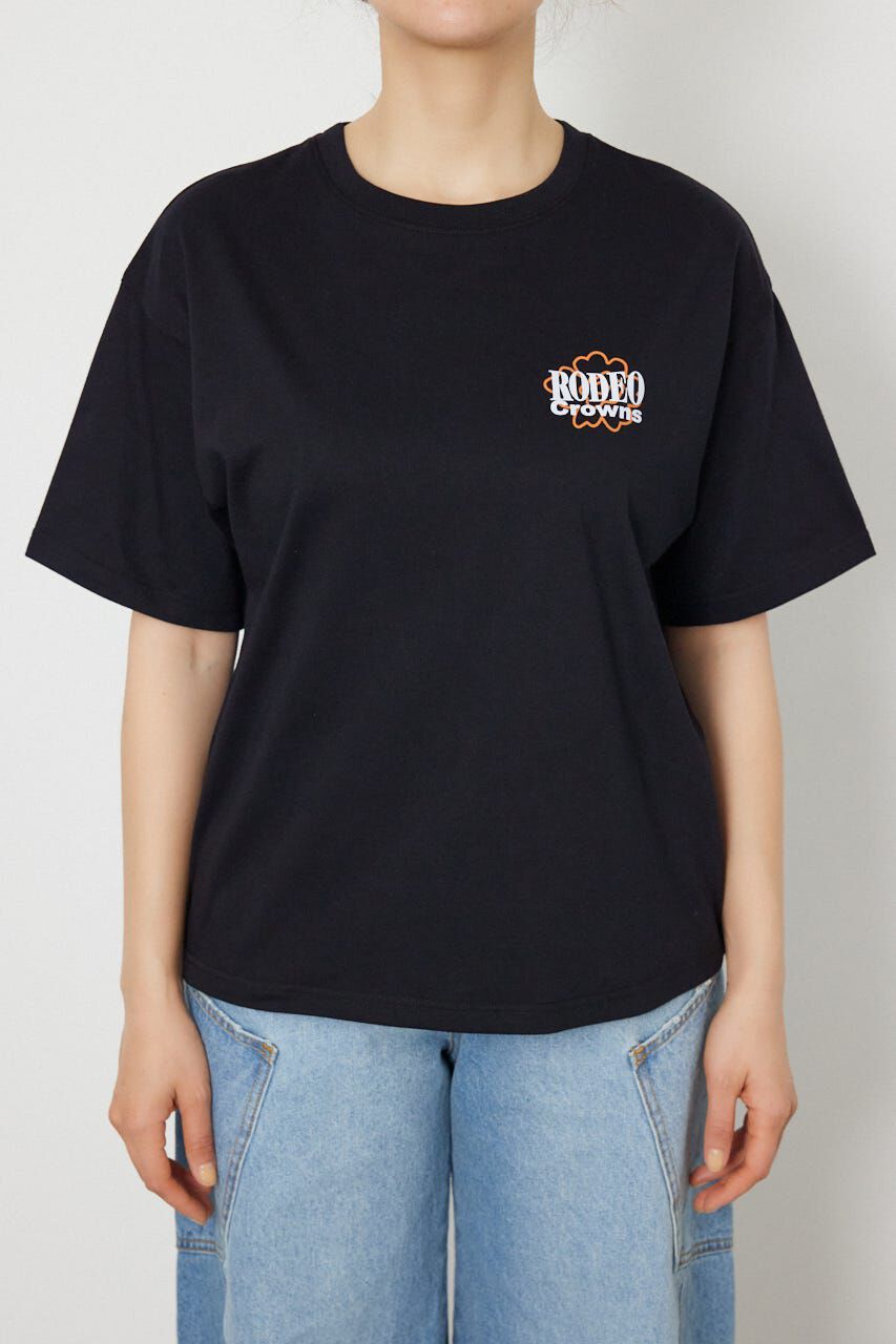 RODEO CROWNS「Flower Bloom Embroidery Tシャツ」|Tシャツ・カットソー|