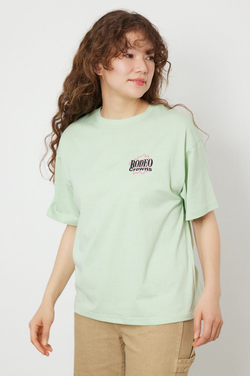 RODEO CROWNS「Flower Bloom Embroidery Tシャツ」|Tシャツ・カットソー|
