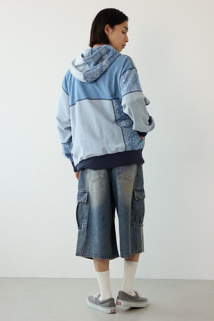 RODEO CROWNS「パッチワークZIPパーカー」|パーカー|