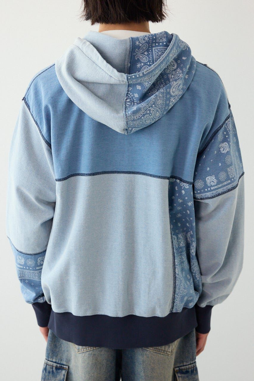 RODEO CROWNS「パッチワークZIPパーカー」|パーカー|