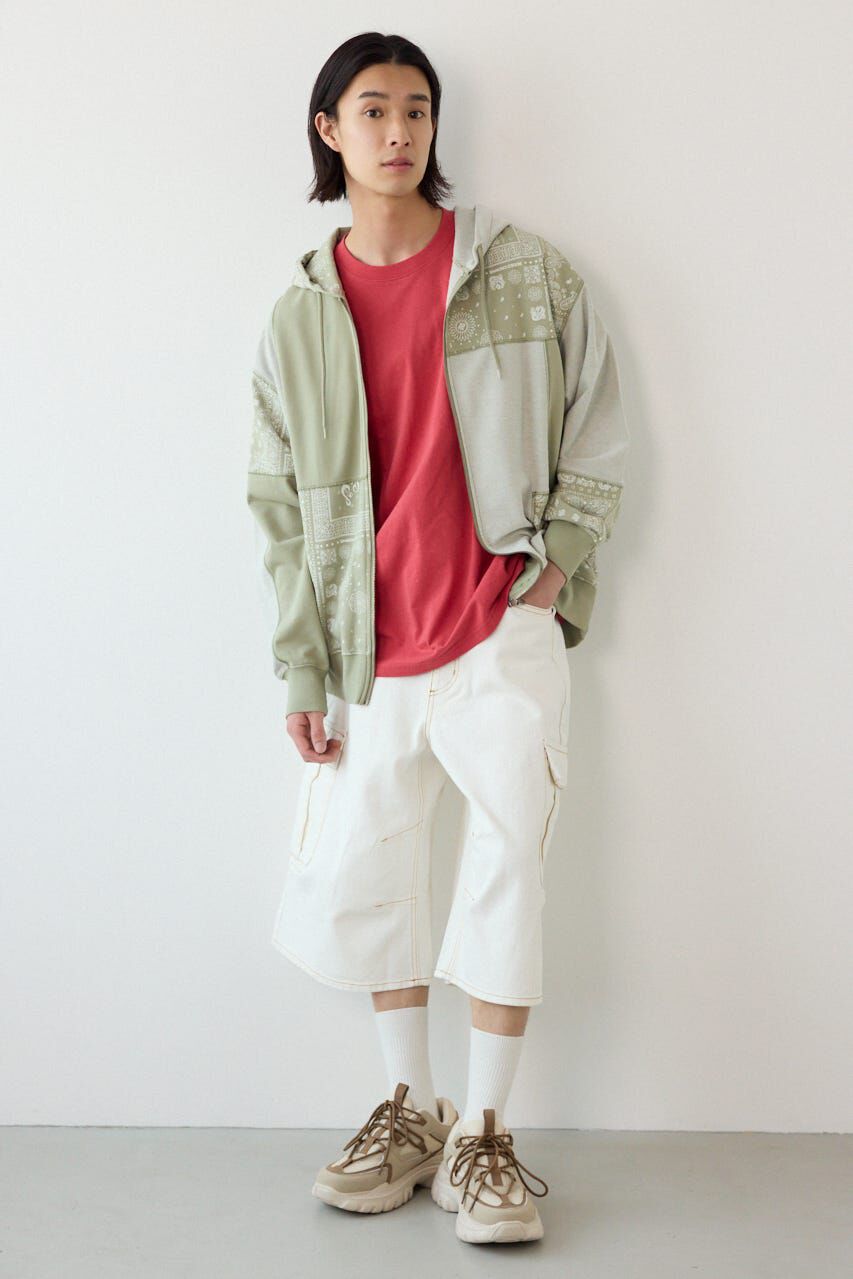 RODEO CROWNS「パッチワークZIPパーカー」|パーカー|