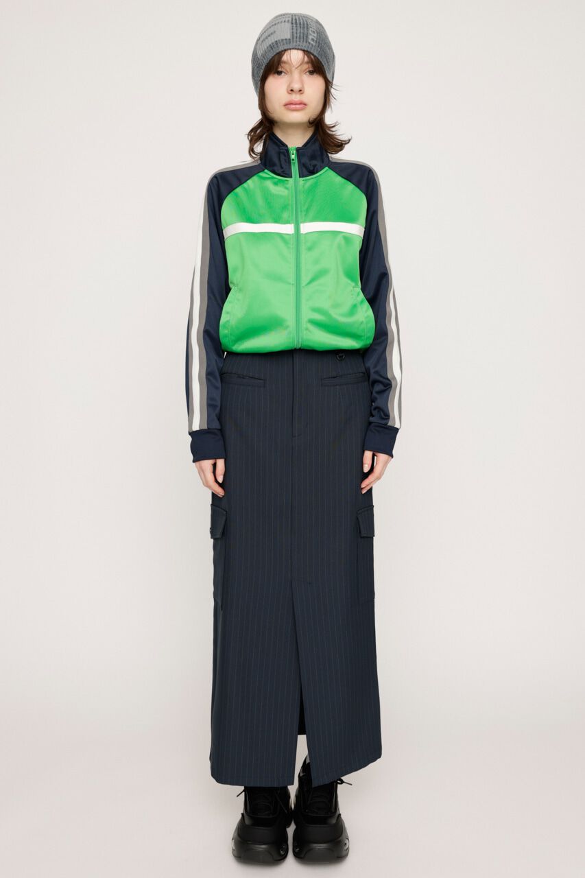 SLY「FRONT SLIT SIDE PK I LINE スカート」|スカート|M/NVY7