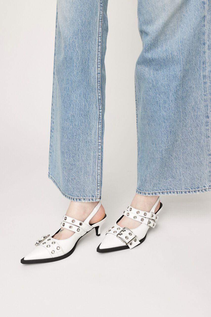 SLY「POINTED TOE BELTED サンダル」|サンダル|