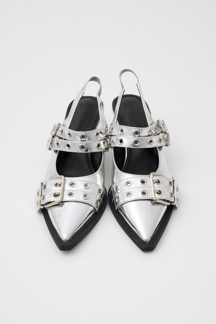 SLY「POINTED TOE BELTED サンダル」|サンダル|