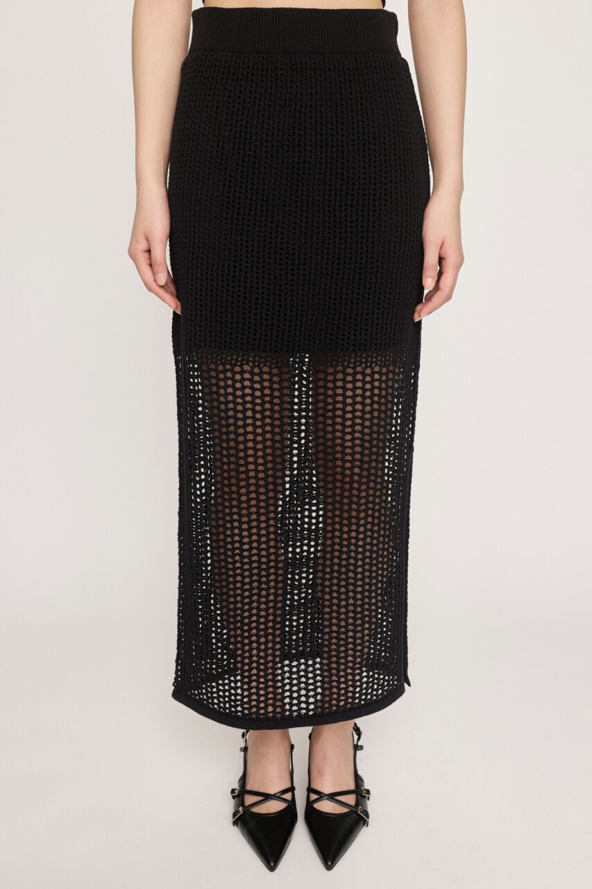 SLY「CROCHET I LINE ロングスカート」|スカート|