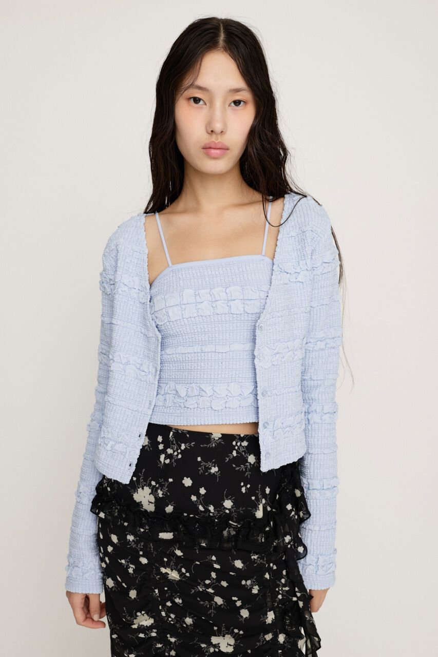 SLY「FRONT BUTTON CAMI 2P」|Tシャツ・カットソー|L/BLU1