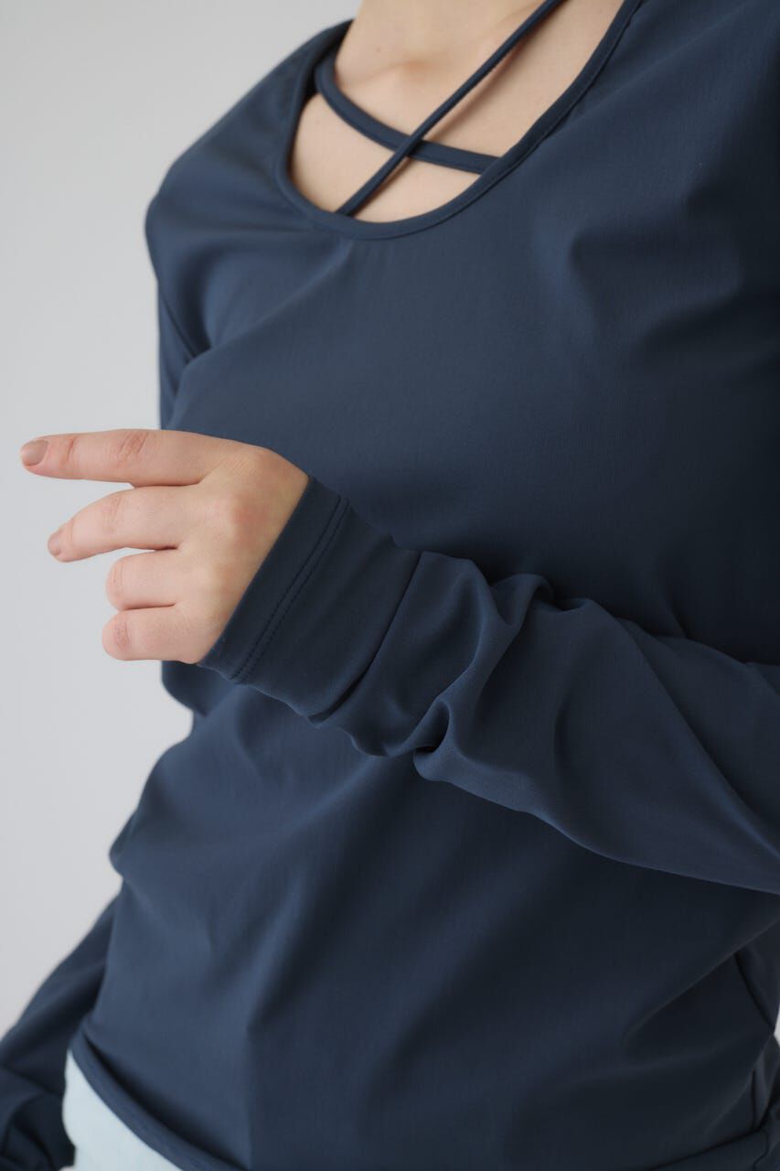 RIM.ARK 「Cross strap skin tops」|Tシャツ・カットソー|