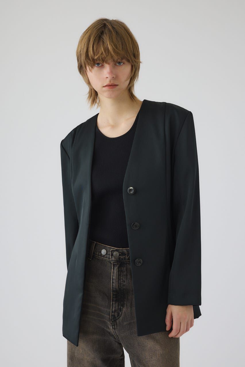 RIM.ARK 「Hidden detail curve jacket」|その他|BLK