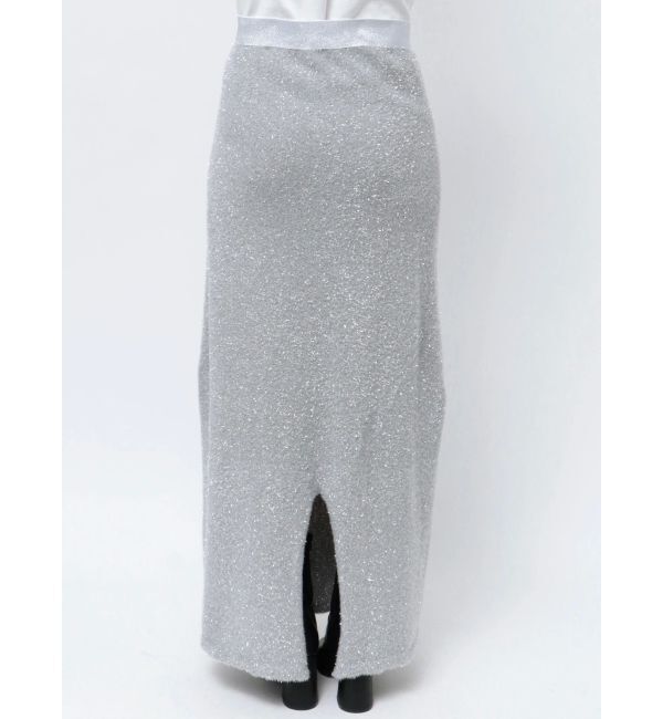 CALNAMUR「GLITTER SHAGGY KNIT SK/グリッターシャギーニットスカート」|スカート|