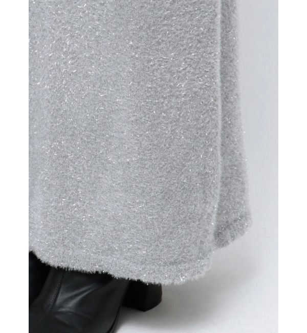 CALNAMUR「GLITTER SHAGGY KNIT SK/グリッターシャギーニットスカート」|スカート|