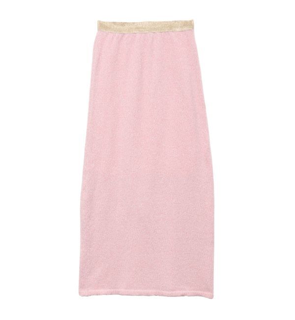 CALNAMUR「GLITTER SHAGGY KNIT SK/グリッターシャギーニットスカート」|スカート|