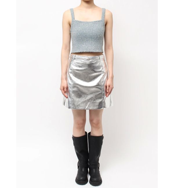 CALNAMUR「トラペゾイドベルトツキミニＳＫ」|スカート|