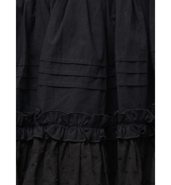 CALNAMUR「コットンギャザーボリュームスカート」|スカート|