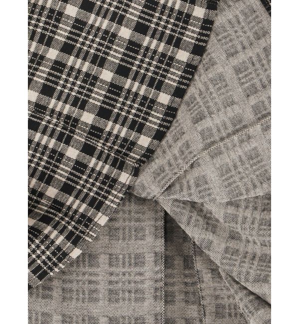 CALNAMUR「チェックニットソーミニスカート」|スカート|