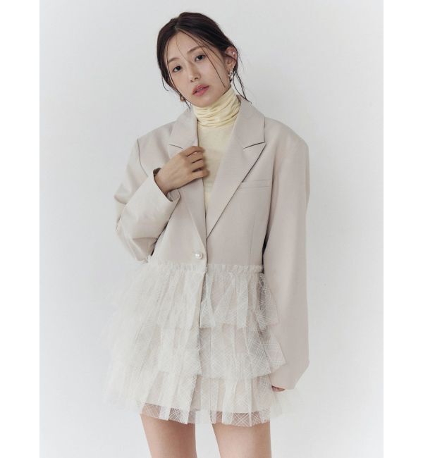 CALNAMUR「チュールティアードジャケット」|その他|