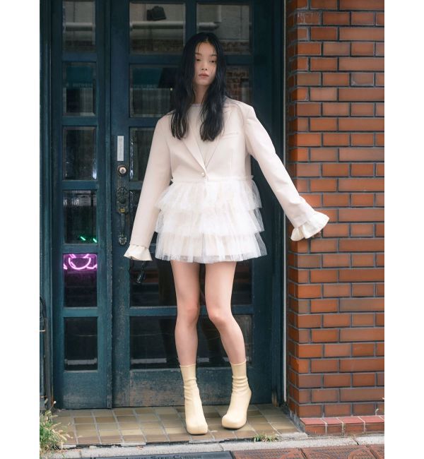 CALNAMUR「チュールティアードジャケット」|その他|