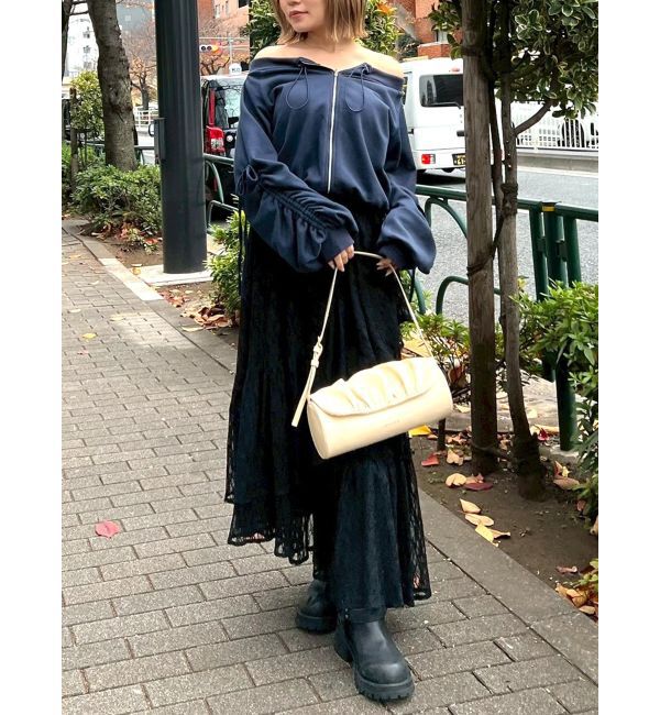 CALNAMUR「アシメフリルスカート」|スカート|