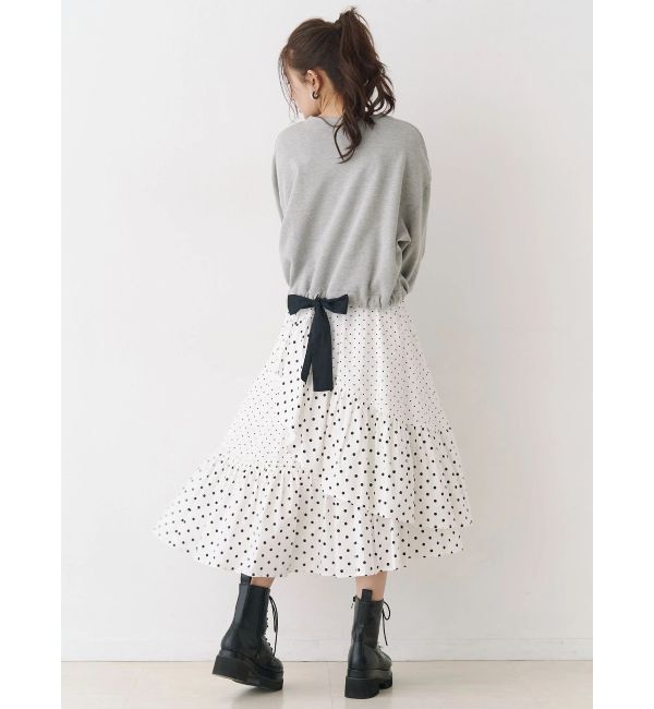 CALNAMUR「アシメフリルスカート」|スカート|