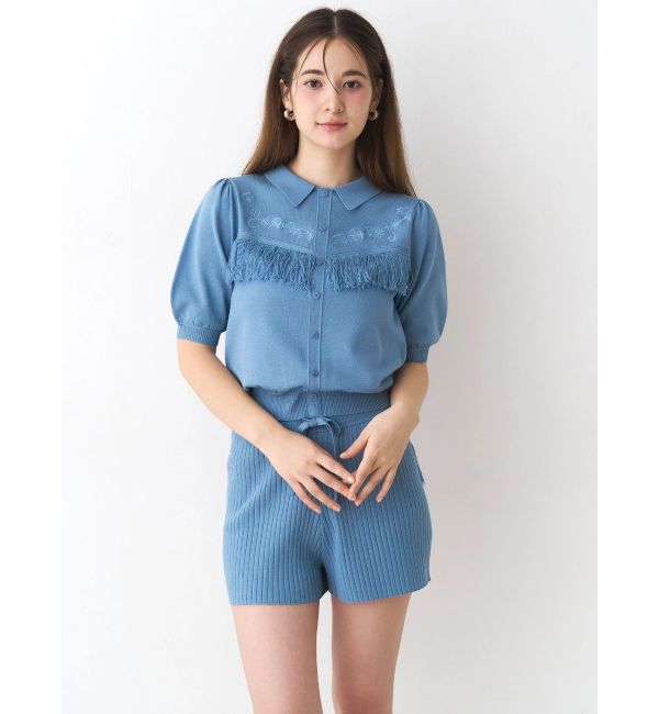 CALNAMUR「ウエスタンディティールニットトップス」|ニット・セーター|