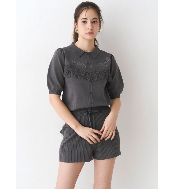 CALNAMUR「ウエスタンディティールニットトップス」|ニット・セーター|