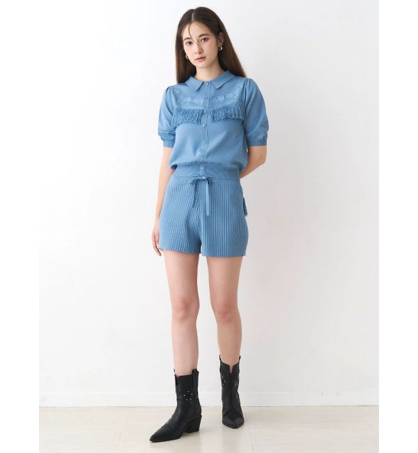 CALNAMUR「ウエスタンディティールニットトップス」|ニット・セーター|