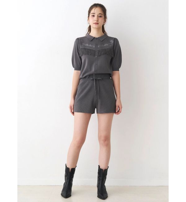 CALNAMUR「ウエスタンディティールニットトップス」|ニット・セーター|