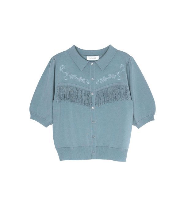 CALNAMUR「ウエスタンディティールニットトップス」|ニット・セーター|