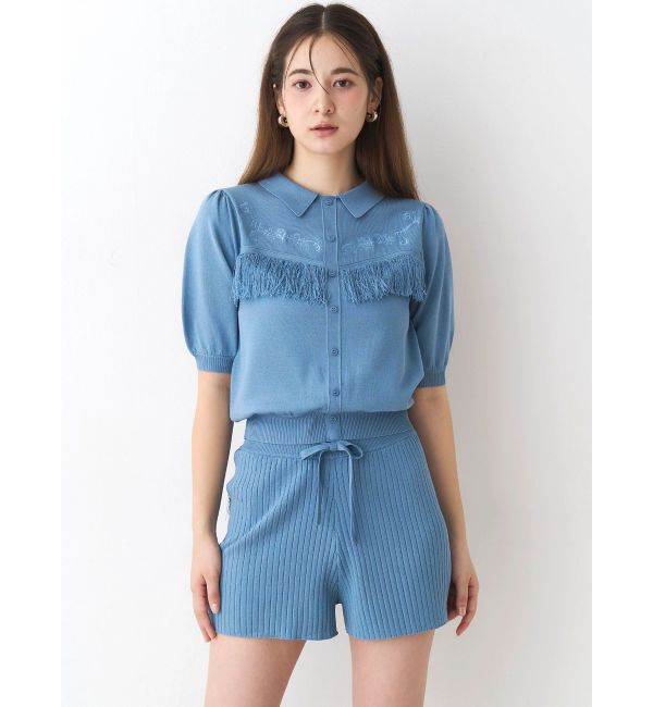 CALNAMUR「ウエスタンディティールニットトップス」|ニット・セーター|