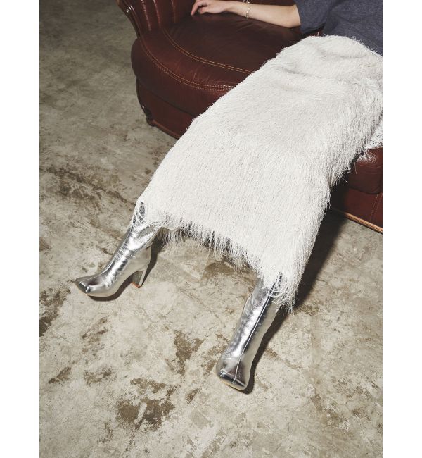 ELENDEEK「SQUARE SHORT BOOTS」|ショートブーツ|